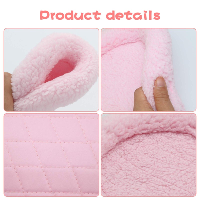 BWOGUE Hamster Bed,Round Velvet Warm Sleep Mat Pad for Hamster/Hedgehog/Squirrel/Mice/Rats and Other Small Animals - Image 3